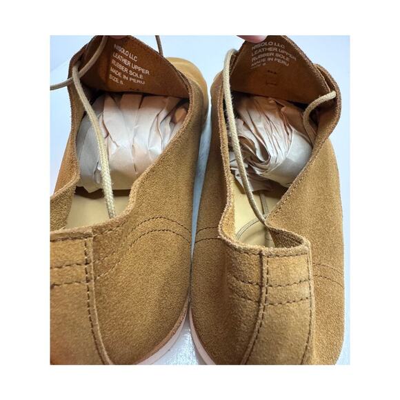 Nisolo Men’s Travel Derby Tan Suede Size 8 (Women’s 9.5–10) – Unisex - NEW - Picture 10 of 11
